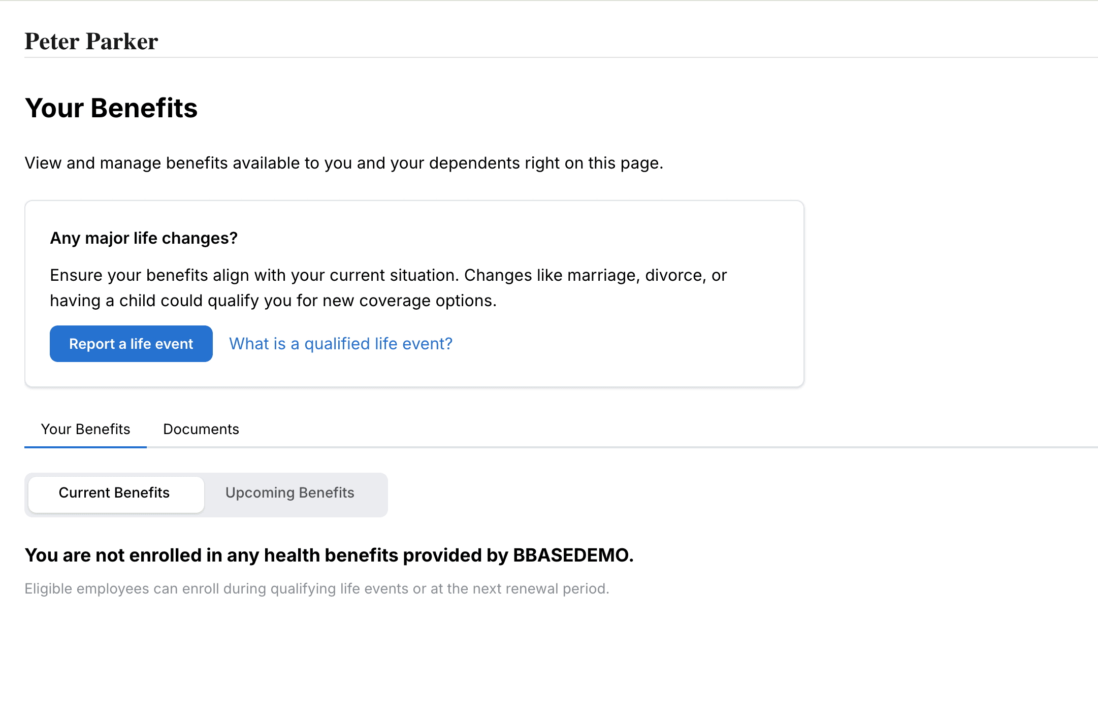 Employee Flow embedded in a partner page